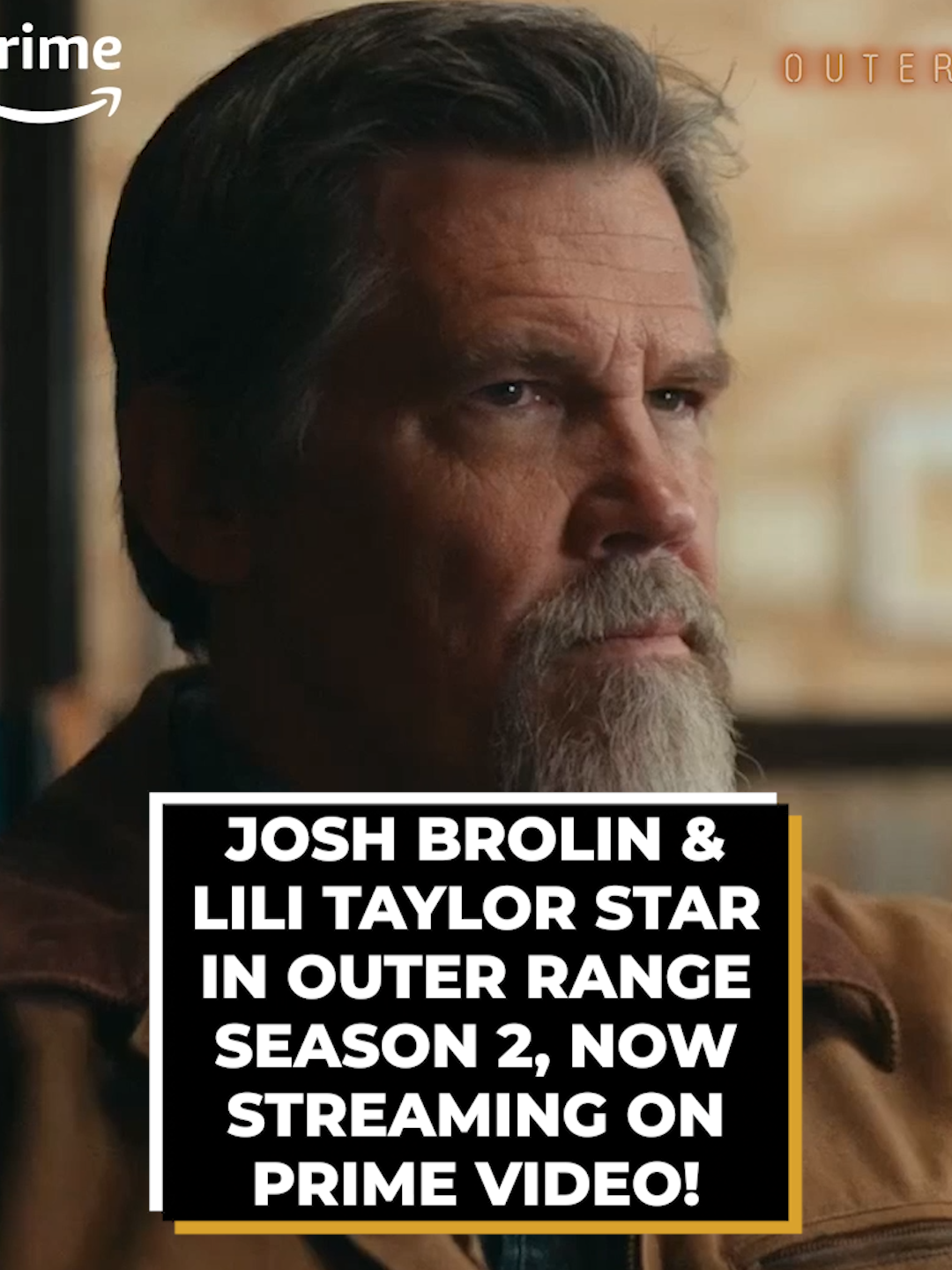 Josh Brolin and Lili Taylor star in #OuterRange. Season 2 is now streaming on @primevideo.