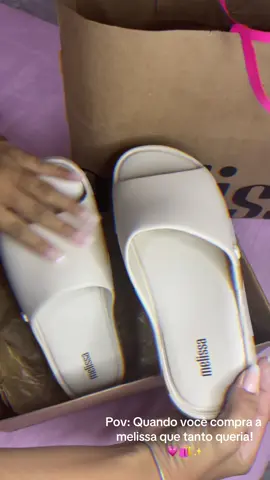 Comprei a melissa dos sonhos!💗✨🛍️#melissa #melissaplataform #melisseiras #compras