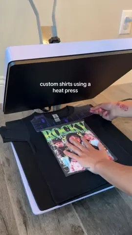 love how easy this heat press is to use!! #heatpress #heatpressmachine #craftsupplies #customshirts #DIY #diymom #toddlerbirthday #birthdaymerch #akeydiy 