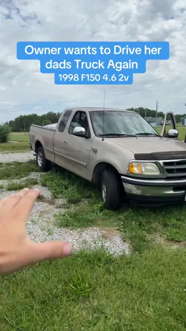 We are going to fix up this 98 F150 so the Owner can enjoy driving her dads Truck again  