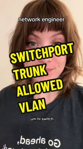 a tragedy in 4 words: switchport trunk allowed vlan #networkengineer #ccna #ciscocert #networking #computerscience #techtok #satire 