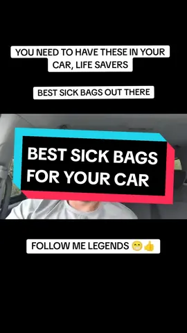 The best sick bags for your car / taxi you will ever need to buy #productreview #product #productyouneed #uberdriver #taxidriver #sickbag #carsick 