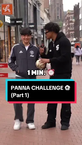 Panna Challenge ⚽️ (Part 1)                            #straatinterviews #voetbal #panna #challenge #nederland #belgie 