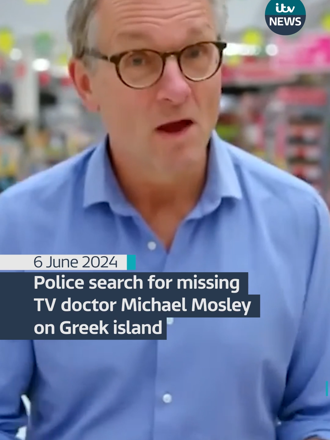 Police search for missing TV doctor Michael Mosley on Greek island #itvnews