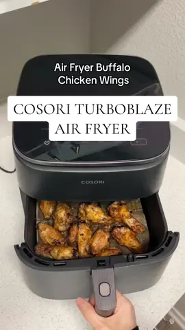 My very first air fryer 😍 I’m just thinking about all the meals I could make!!  These buffalo wings turned out delicious 😋  This is the 6q Turboblaze Air Fryer from @COSORI Kitchen ✨ #airfryer #cooking #foodtiktok #tiktokmademebuyit #cosoriairfryer #tiktokshopfinds #chickenwings  Kitchenware, mealprep, Cosori turboblaze, home cook, air fryer recipes chicken, air fryer dinner recipes, best air fryer, air fryer food recipes, air fryer ideas, air fryer recipes for dinner, air fryer wings