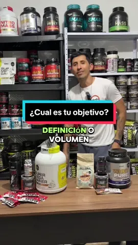 Estas en volumen o definicion? Envío gratis a todo el país 🇨🇴 . #fitenss #fit #gym #deporte #proteina #suplementos #fyp 