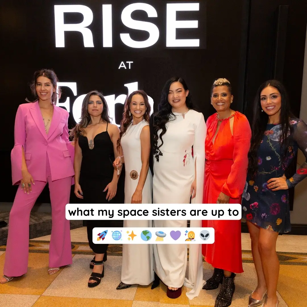 Sisters in space, sisters in STEM, sisters for life 🚀✨@Kellie Gerardi @The Space Gal @Katya Echazarreta | Engineer🚀 @Hayley Arceneaux @Doctor Proctor 