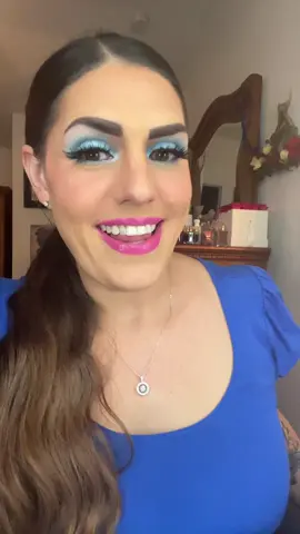#TakeALookAround #DoYouSeeHerAnywhere #Newsflash #YoureNotGonna #MakeupTransformation #MakeupTransition #BlueEyeshadow #BlueMakeupLook #PinkLips #ColourPop #ColourPopOnCloudBlue #RareBeauty #FentyBeauty #LauraMercier #BenefitCosmetics #BenefitBrows #MatureSkinMakeup