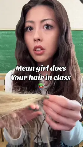 Asmr mean popular girl does your hair in class asmr.  Inspired to make my popular girl a little more mean for this video 🤫😂 ♡ YT -> angelic lofi asmr ♡ #asmr #relaxingasmr #asmrtingles #asmrtiktoks #fastasmr #fastandaggressiveasmr #asmrroleplay #schoolasmr 