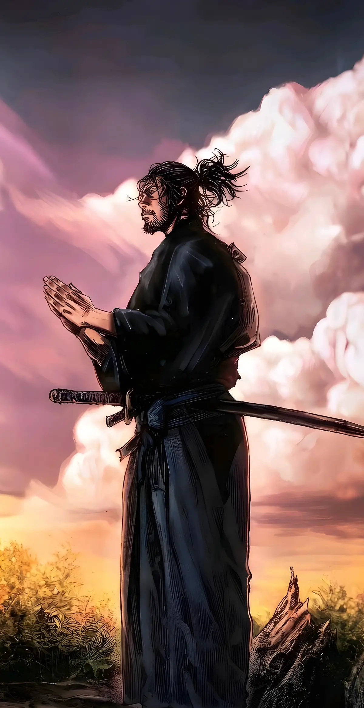 #vagabond #beserk #wallpaper #lockscreen #anime #manga #fypシ゚viral #calm #justpluto 