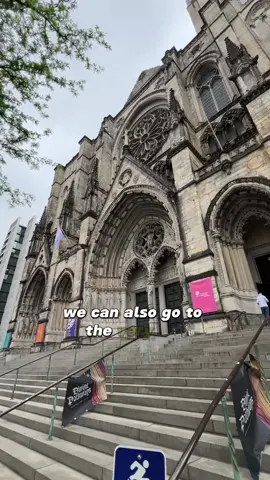 😱 Did you know that one of the world’s largest cathedrals is hidden in NYC’s Morningside Heights?  This Cathedral of St. John the Divine. It is open to the public and they offer Vertical Tours year-round. Here’s a look inside. Located at 1047 Amsterdam Ave. #nyclife @NYC Tourism #historytok 