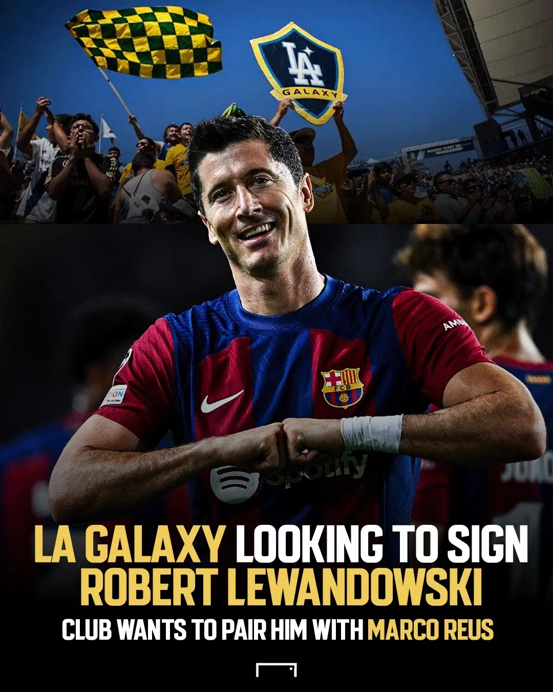 The LA Galaxy are in the final steps of locking in Marco Reus, but it sounds like they aren’t done yet as they are targeting his close friend Robert Lewandowski as well 👀 Would this be a good move for the Barcelona star? 🤔 #MLS #lagalaxy #football #Soccer #laliga 