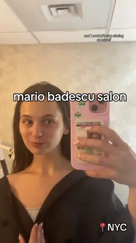 a 10/10 experience! lucy is my new friend for life #CapCut #fyp #foryou #fypシ #foryoupage #mariobadescu #mariobadescusalon #salon #nyc #hiddengems #hiddengemsnyc #facial #skincare #diml #comewithme 