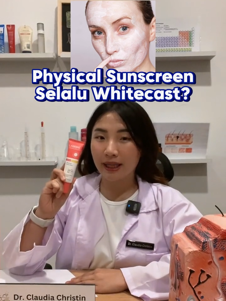 Kenapa ya kalau pakai physical sunscreen itu selalu whitecast? #funskincare #sunscreen