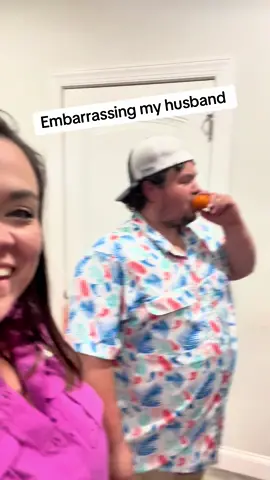 Embarrassing my husband 😂 #couplescomedy #couplescontent #relationships #couplesgoals #pickupline 