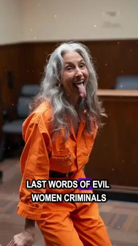 Last words of evil women criminals #truecrimecommunity #truecrimetok #truecrimestory #truecrimeanytime 