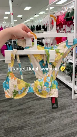 New floral bikini at Target 🌼 #targetswim #targetswimwear #targetswimsuits #targetmusthaves #targetstyle #wildfablebytarget 