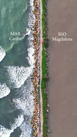 Boca de Ceniza, Barranquilla Donde el rio magdalena encuentra el mar 🌊 #bocadeceniza #barranquilla #riomagdalena #marcaribe #magdalenariver #barranquilla_colombia #barranquillatiktok #barranquillaatlantico🇨🇴 #barranquillacolombia #dronevideo #drone #djiair3 #dji #fyp #foryou #parati #foryoupage #fypシ゚ #foryoupageofficiall #trending 