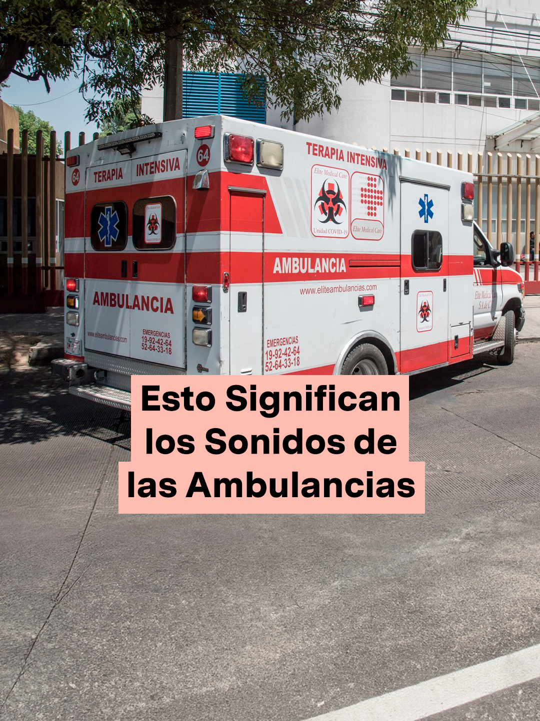 Así puedes identificar qué significan los sonidos o tonos que emite la sirena de una ambulancia. Esta información puede ayudar a salvar una vida a tiempo. #ambulancias #sirenas #sonido