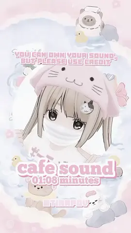 #CapCut || #tiaa bikin cafe sound lagiii, [ #tiaa #cafesound #cutesong #softie #fyp ] 