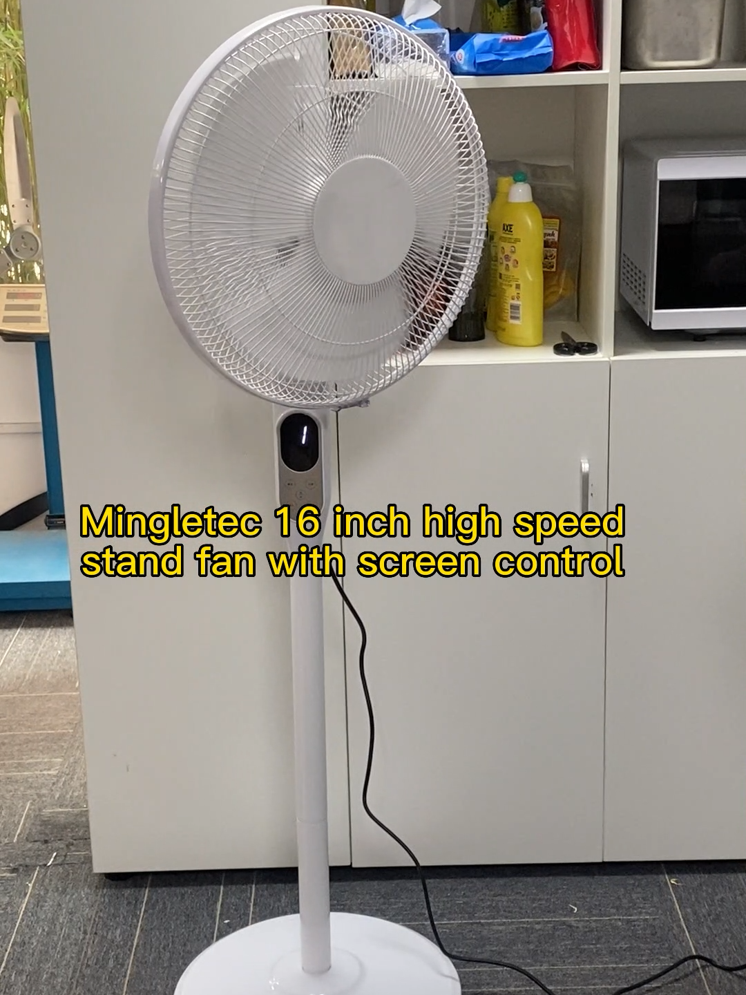 Mingletec 16 inch BLDC household stand fan with screen control #mingletec#16inch#BLDC#household#standfan#screencontrol#remotecontrol#manufacturer#factory#fyp