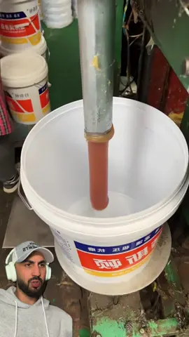 Is this how paint is made? #paint #honey 