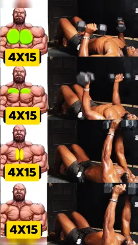 Complete chest workout with dumbbells  If you want to build a bigger chest at home and you have dumbbells but don't know what to do with it, this exercise is for you. Dumbbell kg will depend on your level, as bigger weight will equal to bigger results. Therefore, you want to challenge yourself to reach failure and go beyond it. Share with a friend and follow more videos like this ✅  #chestworkout #dumbbellchestworkout #dumbbellworkout #homeworkout #bodyweightworkout #burncalories 