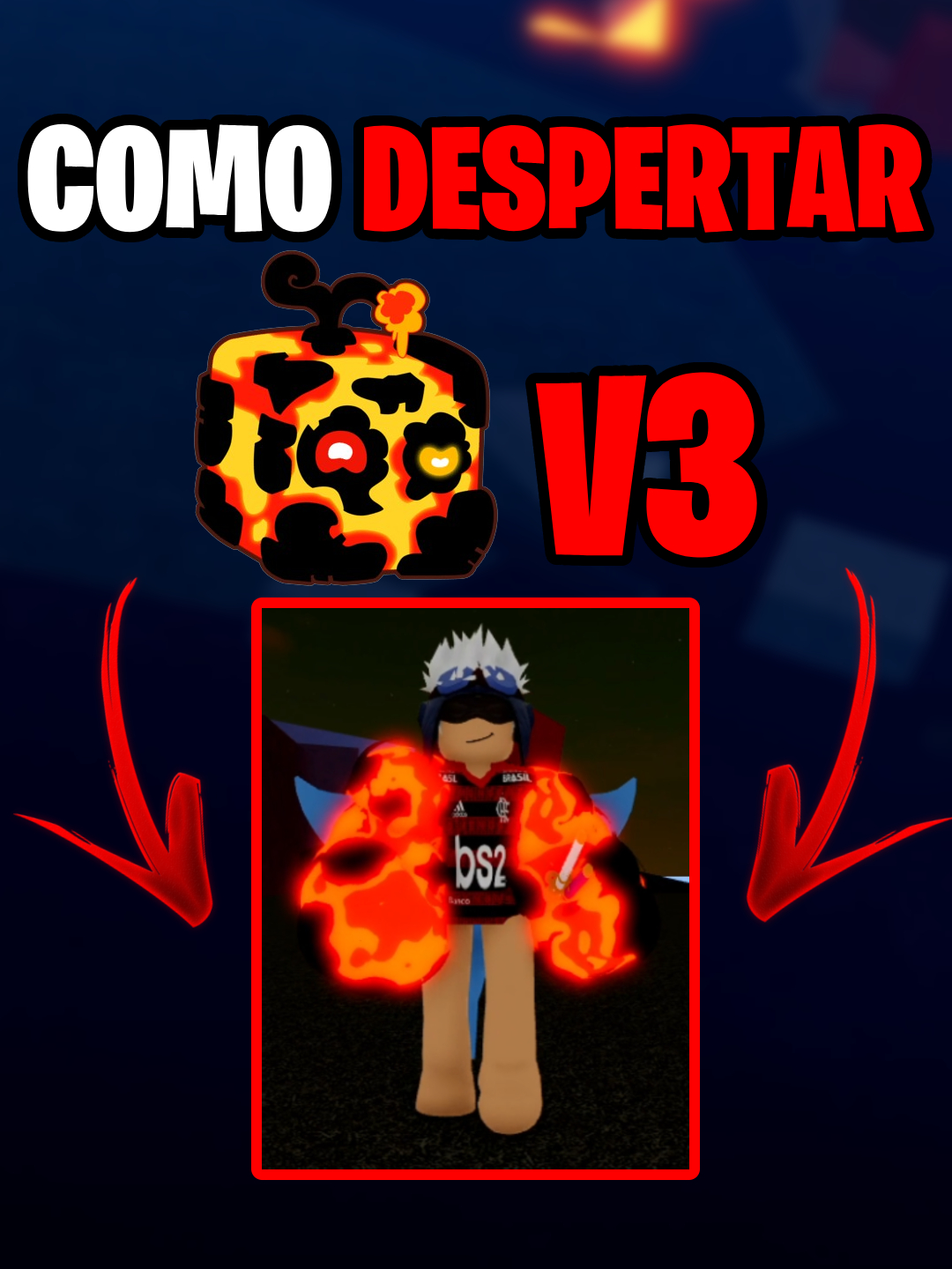 Como despertar MAGMA V3 no Blox Fruits #bloxfruits #bloxfruit #roblox