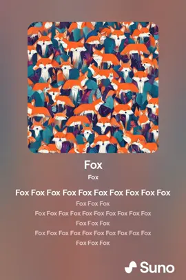Fox - Con cáo #Suno #SunoMusic #VietNamMusic #NhacVietNam #IndieMusic #SingerSongwriter #Acoustic #Mellow #Chill #Soulful #SunoFan #SunoFam #YeuSuno #SunoFC #ai #amnhac #music #sunoai #amnhaccuakhanh #baihatmoi #viral #newsong 
