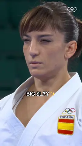 Kata in 2x is something else 👀  The Karate Kata sensation of Tokyo 2020, Sandra Sánchez Jaime. 👑 #Tokyo2020 #Olympics #SportEdit #Spain #Karate #Kata 