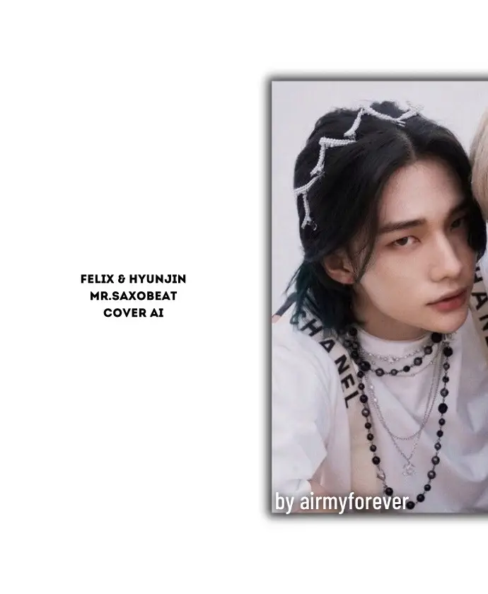 Full song in tg: AiCoverskp (Link in bio) #felix #hyunjin #straykids #aicover #coverai #mrsaxobeat #alexandrastan #skz #kpop #leefelix #hwanghyunjin #coversai #aicovers #airmyforever #ai