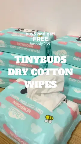 buy5 get1 FREE #tinybuds #drycottonwipes #babyessentials #babyproducts #fyp #fypシ゚viral #fyppppppppppppppppppppppp 