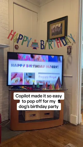 Everyone throws a birthday party for their dog, right? #Microsoft365 #Copilot #PowerPoint #DogBirthday 