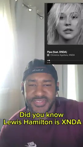 Did you know Lewis Hamilton is singer XNDA  #lewishamilton #music #christinaaguilera #f1 #formula1 