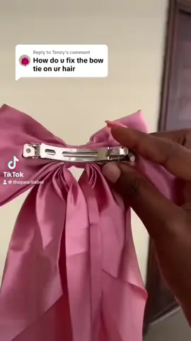 Replying to @Tenzy How to use the hair bow! Reposting this with more details🎀💗 🏷️N3500 Shop through our website with the link in bio🛍️ #bowhairclips #ribbonhairbow #ribbonhairstyle #ribbonhairtrend #hairaccessories #howtotiktok 