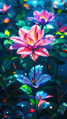 Somewhere in another reality. Artwork: @ ai_color_project Animation: @ experios_ai #flowers #paradise #nature #forest #light 