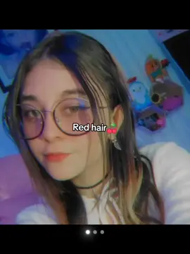 #CapCut  Amo 🍓 #red #hairstyle 