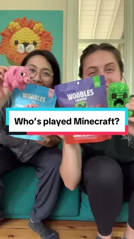 Who plays Minecraft: Justine, Emelia, both, or neither? Answer below 👇 When she's not wooblin', you'll find Emelia playing Minecraft. #thewoobles #amigurumi #crochet #crochetkit #amigurumikit #learntocrochet #learncrochet #crochetforbeginners #amigurumiforbeginners #learnamigurumi #crocheting #learntocrochetkit #wooblescrochet #Minecraft #minecraftcrochet #crochetcreeper #crochetwarden #crochetminecraftpig 