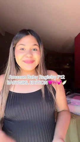 Amazon baby Registry Haul! #fyp #foryou #babyregistry #haul #amazon #amazonhaul #babygirl #pregnant #pregnanttiktok #girlythings 