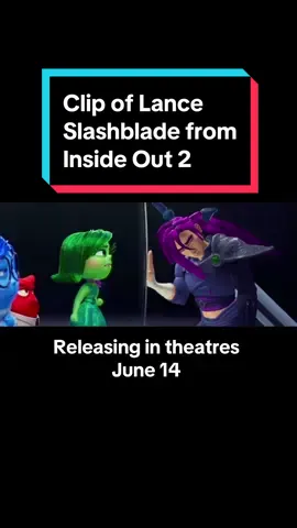 New clip of a new character from Inside Out 2 named Lance Slashblade. #insideout2 #insideout #lanceslashblade #movie #movieclips #clips 