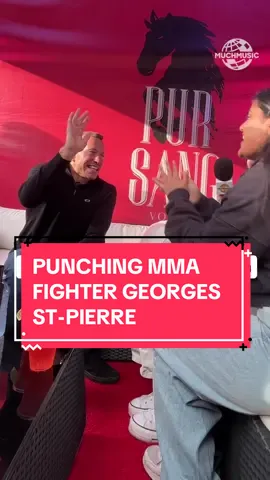 Some say Georges is still recovering from his wounds🤕😮‍💨 #georgesstpierre #formula1grandprix #muchmusic #F1