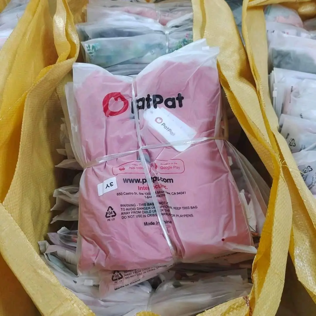 ♡ 𝗣𝗔𝗧𝗣𝗔𝗧 𝗞𝗜𝗗𝗦 𝗣𝗥𝗘𝗠𝗜𝗨𝗠  ♡ 100% GUARANTEED LEGIT and ORIGINAL PATPAT CLOTHES ✨️✨️ Yes mga mii onhand and ready to ship ✈️ ♧ With individual pouches / Ziplock ♧ Brandnew / With Individual Tags  ■ TERNO ■ Dress ■ JEANS ■ ROMPER ■ SHORT ETC. 🧧 50pcs bundle  🧧 100pcs bundle  🧧 200pcs Sealed  discount applies sa 1000pcs and up orders 🤗 Message us for the full pricelist , thank youu!  🫶 #RGSUPPLIER_patpatclothes