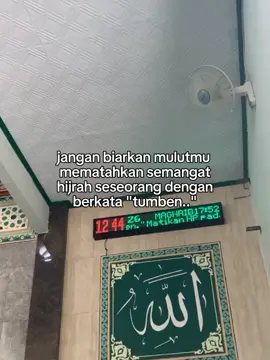 tumben sholat tumben ngaji jangan gtu dong