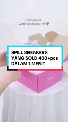 it's Wonhee Sneakers👟🤍 Sneakers yang sold 400++pcs dalam 1 jam di hari pertama launch!!🤍 Sekarang sudah bisa dibeli diluar live loh! Langsung checkout di keranjang kuningg!!🛒🐰 . #PromoGuncang66 #LuxusCollection #fashion #sporty #affiliatetiktok #affiliate #cantik #sneakerscollection #jogging #tracking #tennis