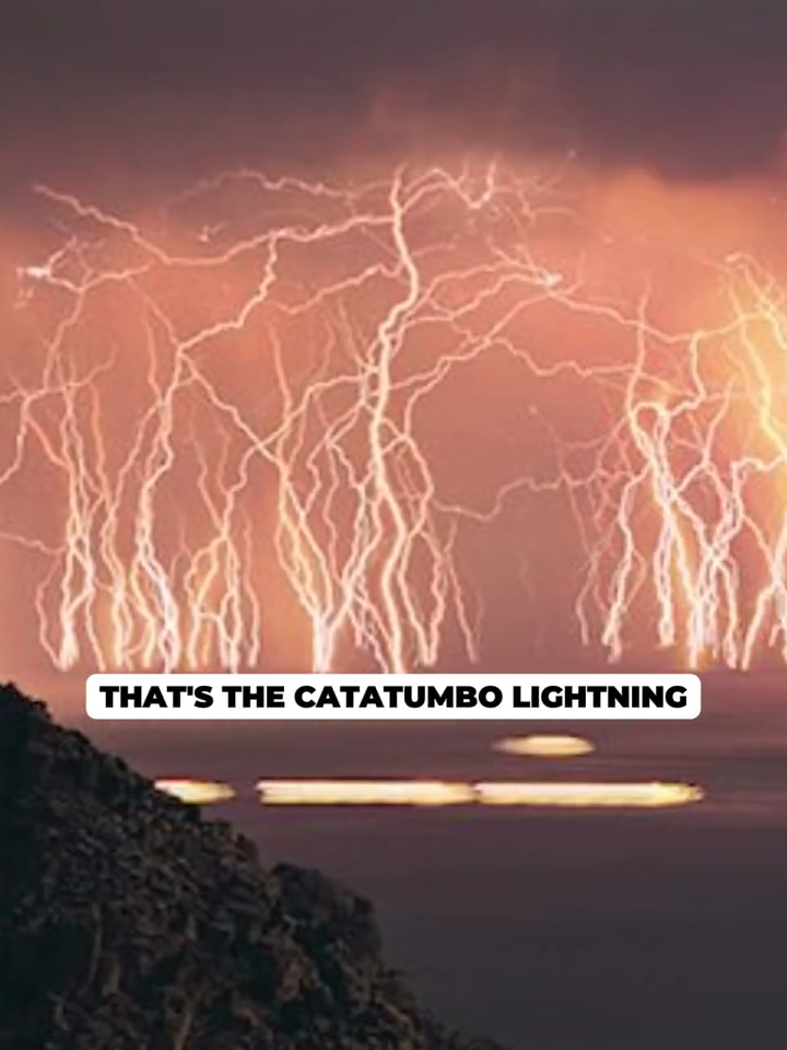 Over 1 Million Lightning Strikes a Year #venezuela #catatumbo #catatumbolightning