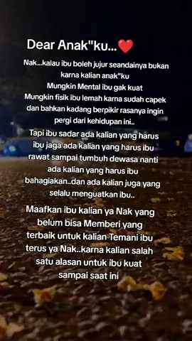 untuk anakku ❤️