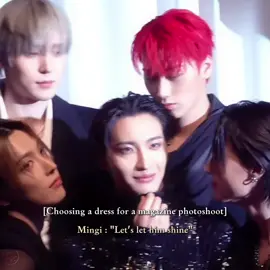 Supporting someone is loving them. I will never get tired of seeing individuals in kpop blooming to the best version of themselves because they are surrounded by people respecting their choices, interest, and identity. I wonder if they had explored this part of themselves in another life. Not assuming anything about anyone, just a comfort edit for my fellow queer kpop stans, and potentially army-tinys. Happy Pride month everybody :)  #ateez #ateezseonghwa #seonghwa #parkseonghwa #bts #btsjimin #jimin #parkjimin  #pridemonth🏳️‍🌈 #kpop #kpopedit #edit #comforting #queer #gendernorms #deconstruction For the clips (all available on y0utube): The first ones are from Bts 1st video reaction to their photo-folio, Jimin's part. Yunhwa's is from their 20231203 toktoq live (no translations). The styling part is from 
