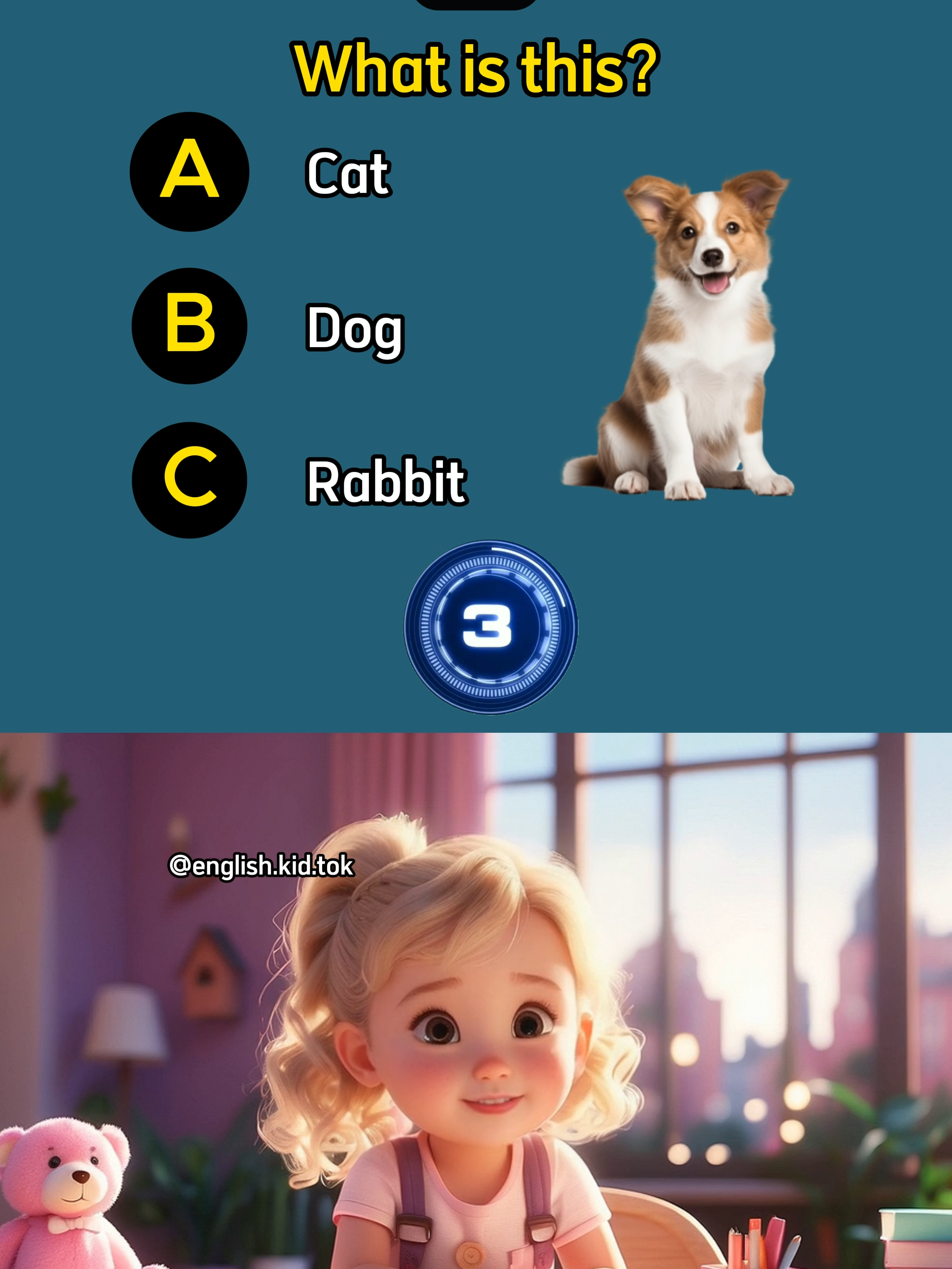 What is this? - Topic: Animals  #l9english #trending #popular #questions #animals #kids #kidsoftiktok #english #englishforkids #viral