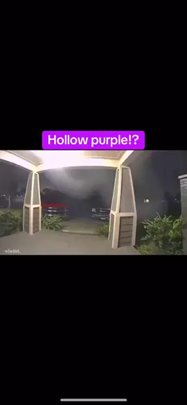 Hollow purple!? #jjk #fyp #viral #GOJO #hollowpurple #gojohollowpurple #irl 