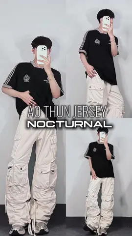 Áo thun jersey brand Nocturnal nè mặc chất lắm #xuhuong #fyp #outfit #review 
